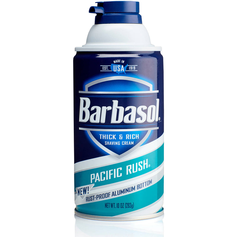 Barbasol Pacific Rush Thick & Rich Shaving Cream 7 oz