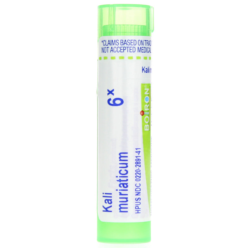 Boiron Kali Muriaticum 6X Homeopathic Medicine Pellets, 80 Count