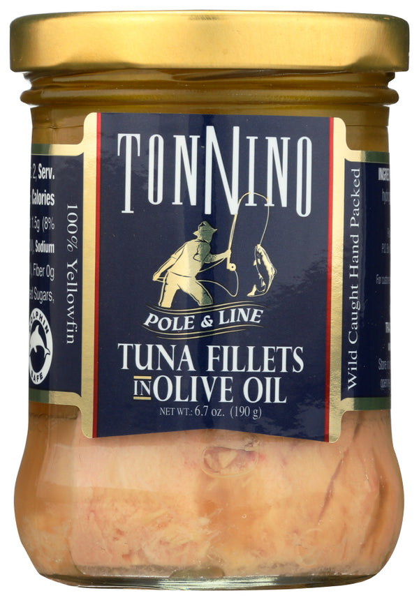 Tonnino Tuna Fillets in Olive Oil Yellowfin 6.7 Oz