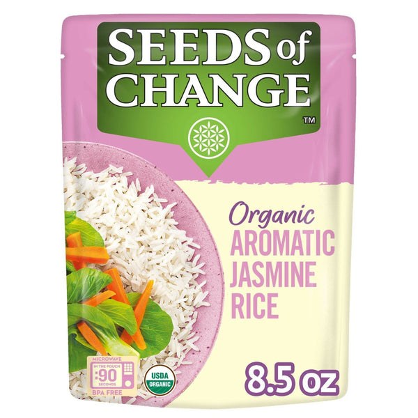Seeds of Change Organic Jasmine Rice Microwavable Pouch - 8.5oz