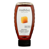 Madhava, Organic Amber Honey, Unfiltered, 16 oz