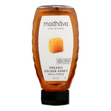 Madhava, Organic Golden Honey, Unfiltered, 16 Oz