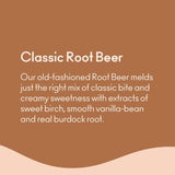 Olipop Classic Root Beer Prebiotic Soda, 12 Fl Oz