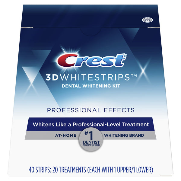 Crest, 3D Whitestrips, Dental Whitening Kit, 40 Strips