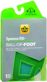 Implus RX Ball of Foot Cushions, Large (Women's 11-12 / Men's 12-15), 1 Pair