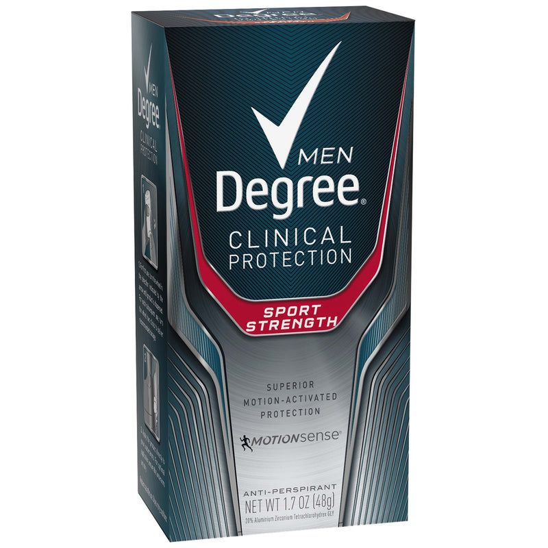 Degree Men Clinical Sport Strength Antiperspirant Deodorant Stick, 1.7 Oz