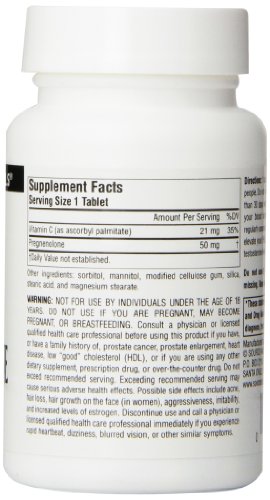 Source Naturals Pregnenolone Tablets, 60 Count