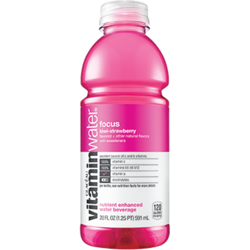 vitaminwater Focus Kiwi-Strawberry Electrolyte Drink 20 fl oz