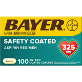 Bayer, Aspirin Regimen 100 Tabs 325 mg