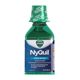 Vicks NyQuil Cold & Flu Nighttime Relief Liquid, 8 Fl Oz