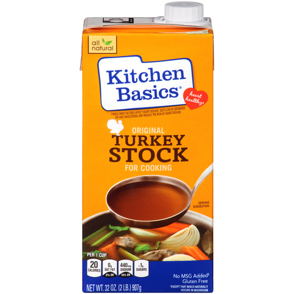 Kitchen Basics Gluten Free Original Turkey Stock, 32.0 fl oz
