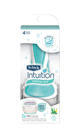 Schick Intuition Sensitive Care Razor With 2 Refill Cartridges