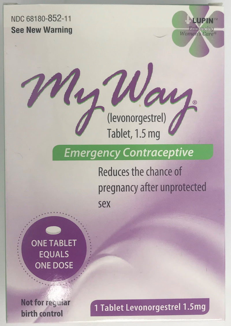 My Way Emergency Contraceptive Pill Compare to Plan B One-Step Tablet, 1.5 Mg (1201924)