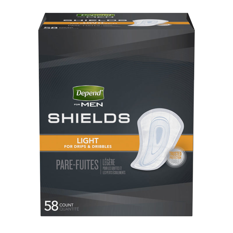 Depend Incontinence Shields for Men, 58 ct