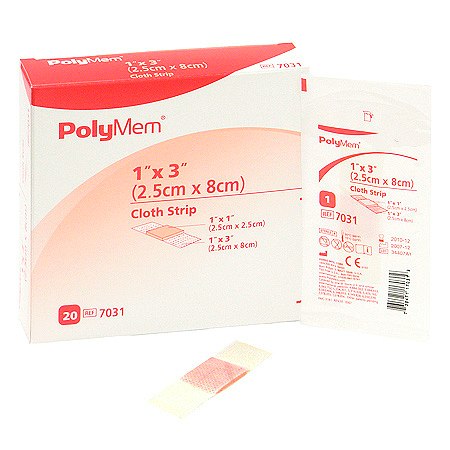 PolyMem Adhesive Strip Dressing, 20 ct