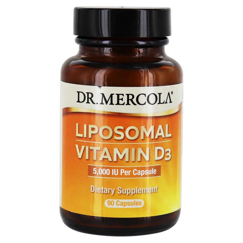 Dr. Mercola Liposomal Vitamin D3, 5,000 IU, 90 Capsules