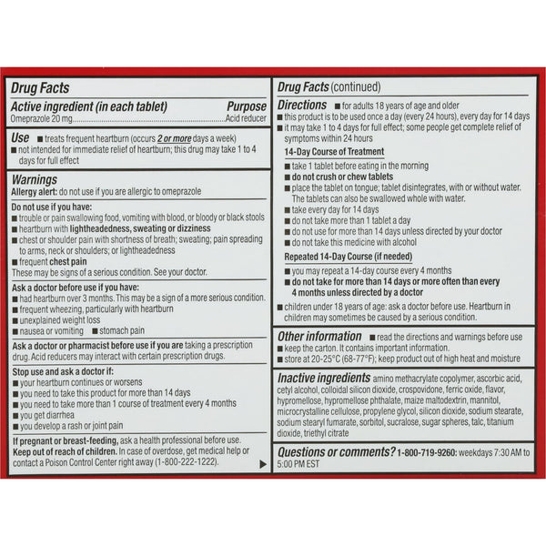 Líder omeprazol strawberry 14 tabletas