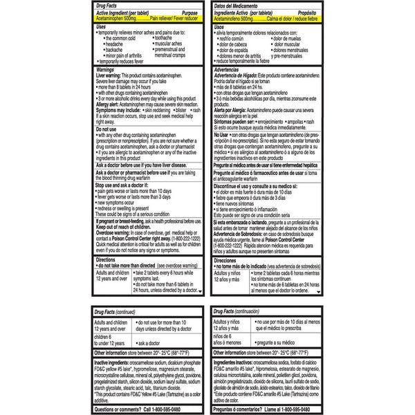 Dolo-Neurobion Extra Stength Pain Reliever Tablets 60ct