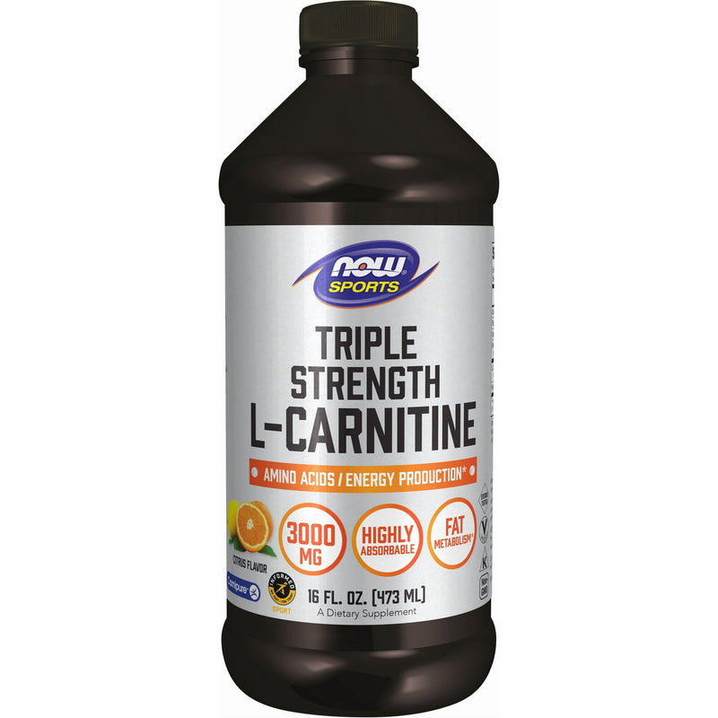 Now Foods L-Carnitine Liquid 3000mg, 16 Oz