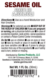 Germa Sesame Oil 1oz