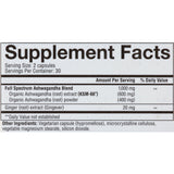 Youtheory Ashwagandha 1000mg Vegetable Capsules 60ct