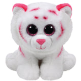 Ty Beanie Boos Tabor Pink & White Tiger Plush 6"