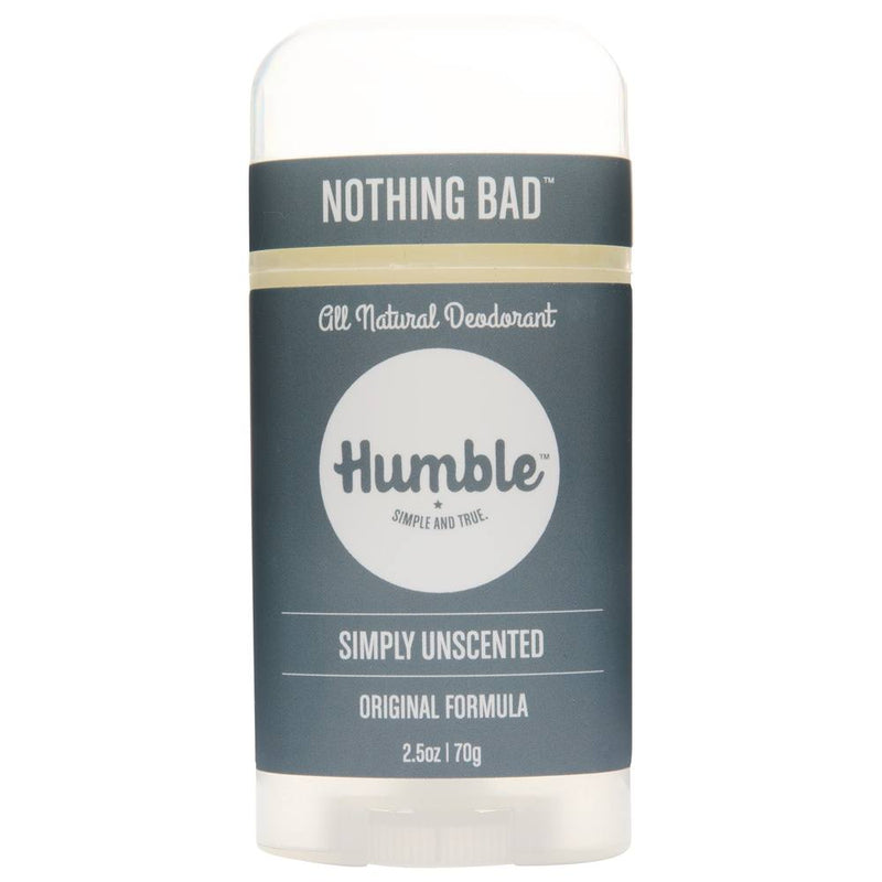 Humble Brands Original Aluminum-Free Deodorant – Simply Unscented, 2.5 oz
