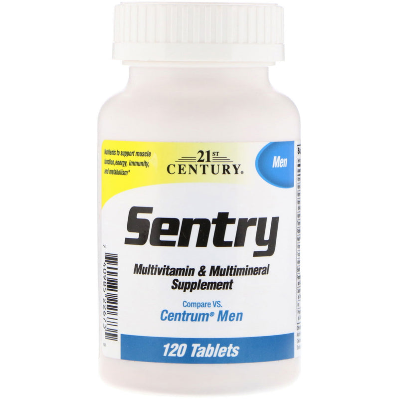 21st Century Sentry Men Multivitamin, 120 Tablets