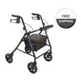 RLA8BL Rollator Aluminum 8 in. Wheel, Blue