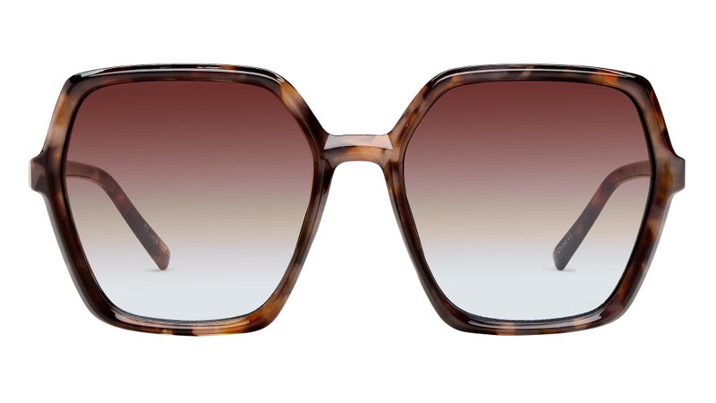 LA Shades Large Angular Square Sunglasses