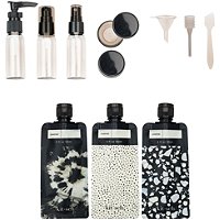 Kitsch Cleanse Travel Pouch Set Black Ivory 11pcs