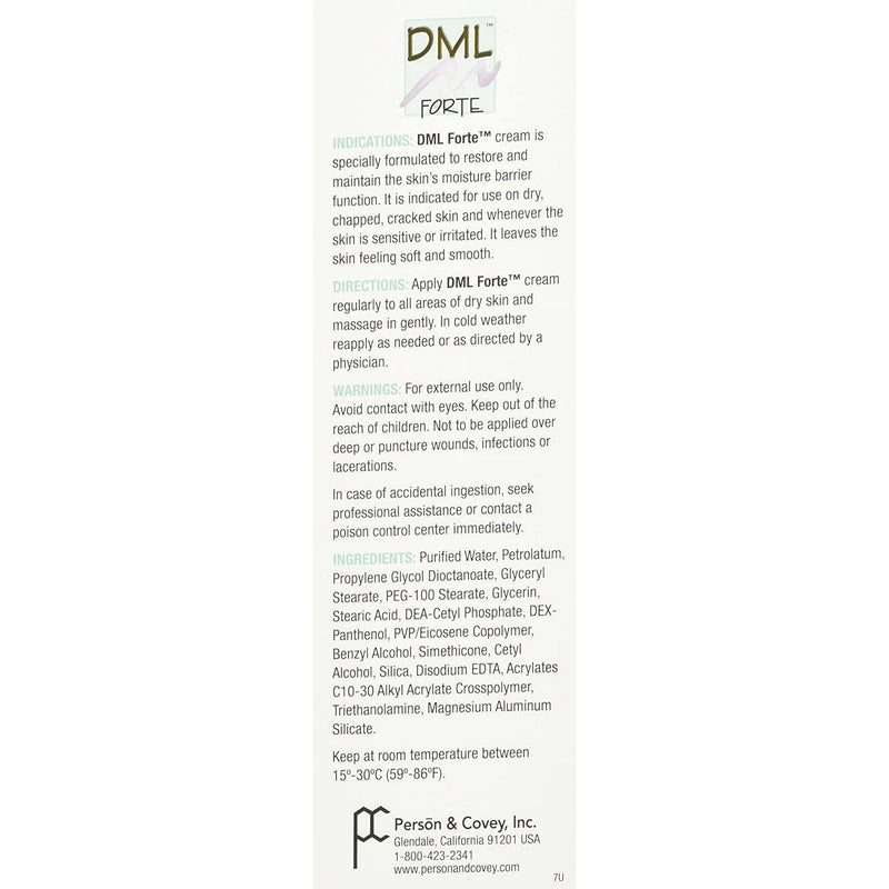 DML Forte with Panthenol Moisturizer Cream 4oz