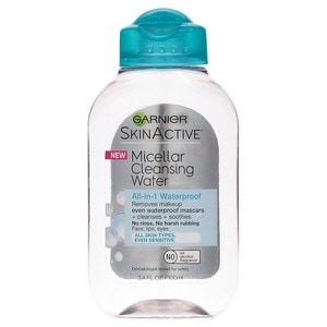 Garnier SkinActive Micellar Cleansing Water, Travel Size, 3.4 Oz