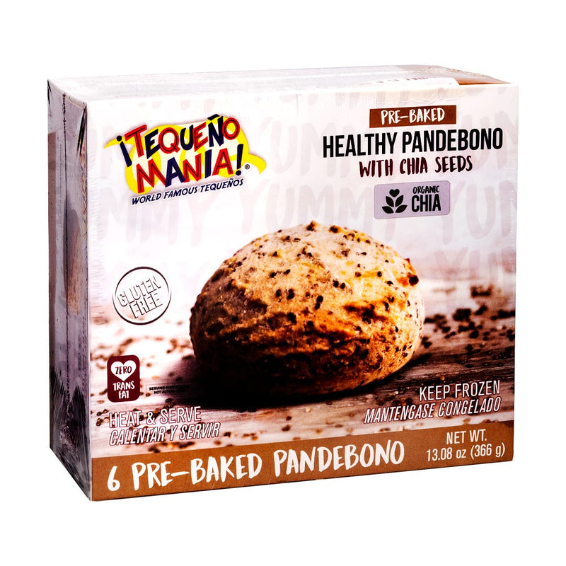 Tqmuch Pandebono Semi Chia Frozen Cheese Bread, 5/6 un