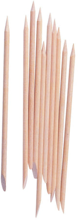 Beter Orange Wood Manicure Sticks, 10 Count