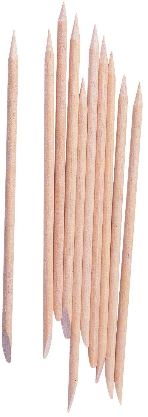 Beter Orange Wood Manicure Sticks, 10 Count
