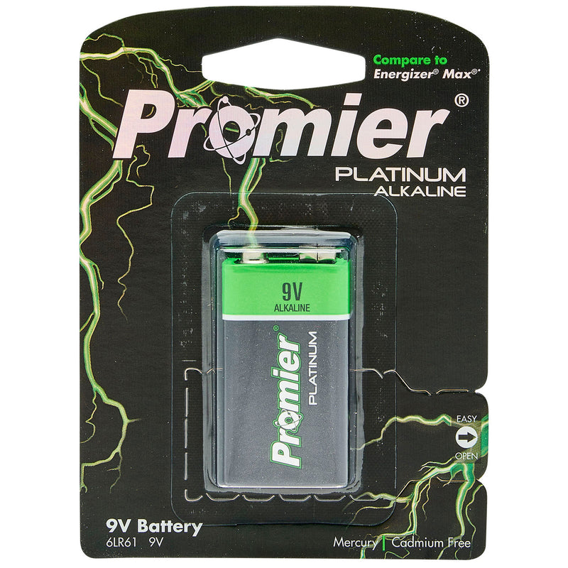 Promier Platium Alkaline 9V Battery