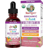 Mary Ruth's Multivitamin Liquid Drops for Infants  Vitamin A  C  D  Zinc  Sugar Free  Vegan  Non-GMO  2 fl oz