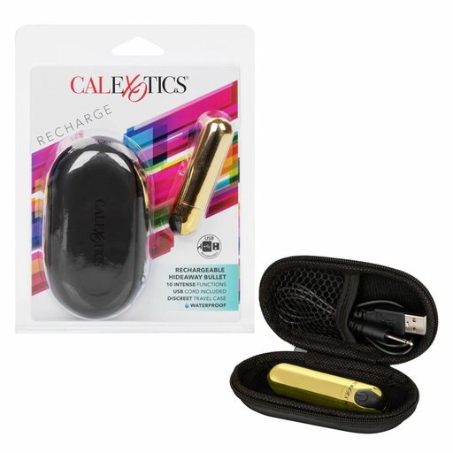 Calexotics Rechargeable Hideaway Bullet Vibrator Silicone/Plastic, Gold