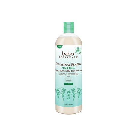 Babo Botanicals Shampoo, Bubble Bath & Wash 15 oz