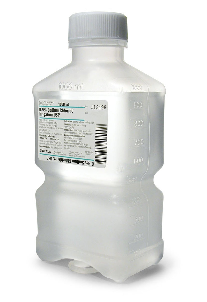 B. Braun Sodium Chloride Irrigation Solution, 1000 mL