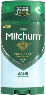 Mitchum Men Clean Control 48 Hr Antiperspirant & Deodorant, 76 g