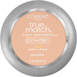 L'Oreal Paris True Match Super-Blendable Powder, W3 Nude Beige, 0.33 oz