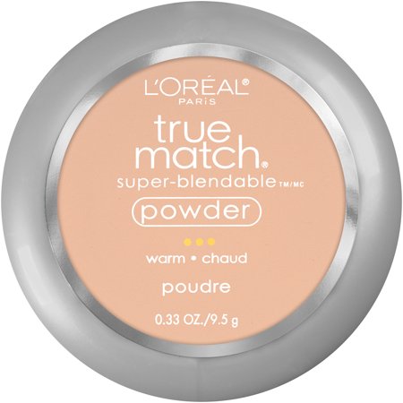L'Oreal Paris True Match Super-Blendable Powder, W3 Nude Beige, 0.33 oz