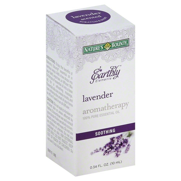 Nature's Bounty Earthly Elements Lavender Essential Oil 0.34 fl oz