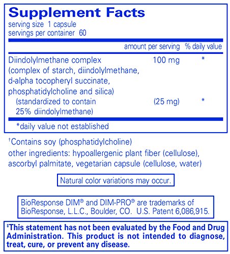 Pure Encapsulations DIM-PRO 100 Capsules, 60 Count