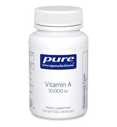 Pure Encapsulations, Vitamin a, 3,000 Mcg (10,000 IU), 120 Softgel Capsules