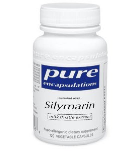 Pure Encapsulations Silymarin Milk Thistle Extract 60 Capsules