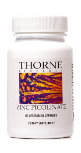 Thorne Zinc Picolinate 15 mg 60 Capsules