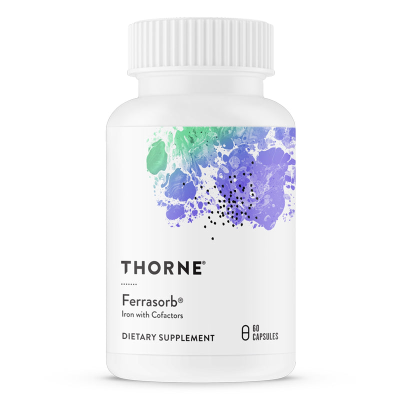 Thorne Ferrasorb Advanced Iron Complex 36 mg 60 Capsules